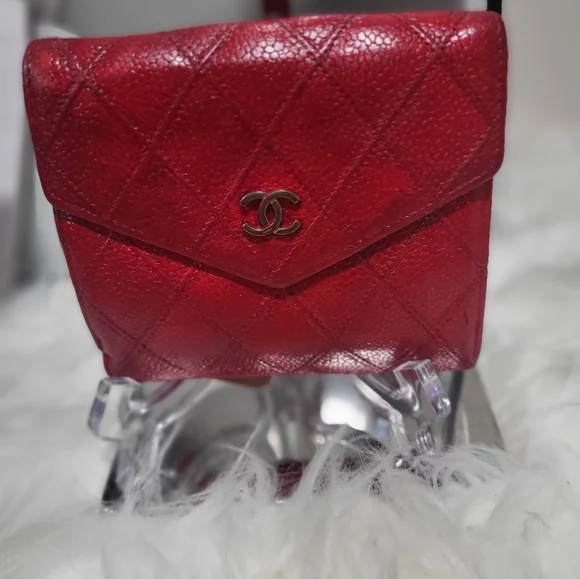 Chanel Red Caviar Wallet - Picture 3 of 8